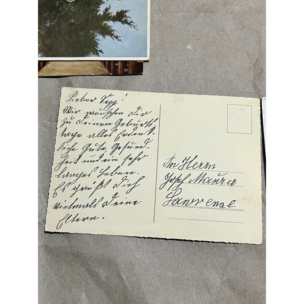 4x6 Vintage Postcards Multicolor German Landscapes Religious Floral Set - Picture 7 of 16